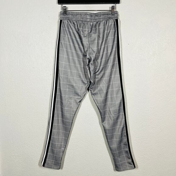 Legend London Track Suit Pants Bottoms Pant Checker Print Stripe - M - Picture 6 of 8